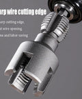 Two In One PVC Pipe Threader Kit For Internal And External Threads, One Half Inch Or Three Quarter Inch, close-up view