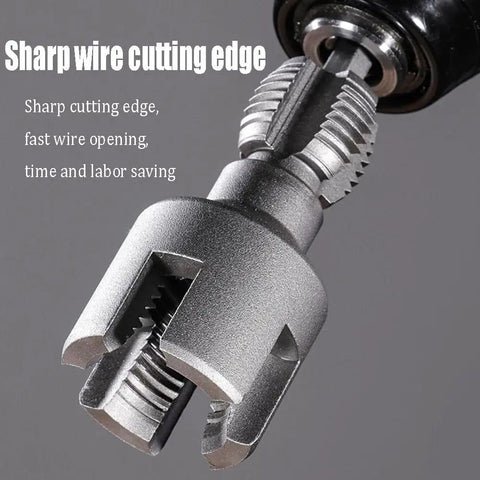 Two In One PVC Pipe Threader Kit For Internal And External Threads, One Half Inch Or Three Quarter Inch, close-up view