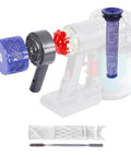 Motor Rear Cover and Pre and Post HEPA Filter Set for Dyson V6 Vacuum Cleaner Upgrade Kit Compatible With DC58 DC59 DC62