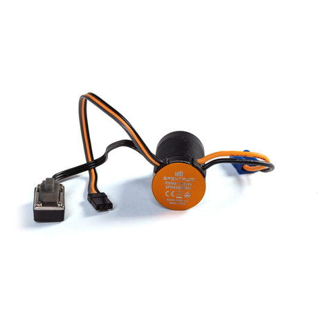 Side view of Drop-In Brushless Motor And ESC 2-in-1 Combo for One Eighteen Scale RC Cars with EC2 connector.
