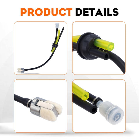 Echo Repower Fuel Line Kit For SRM210 SRM225 Trimmers And Gas Power Tools Replacement Fuel Tubing details and components
