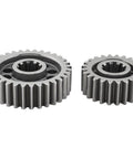 Lightweight Quick Change Gear Set With 10 Spline Drilled 20/29 Teeth REM Polished 8620 Alloy Steel for sprint cars