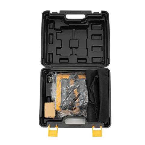 Hardcore Electric Wall Planer With Strong Motor Designed For Smooth Concrete Scraping And Fast Tile Removal Adjustable Depth Settings in packaging.