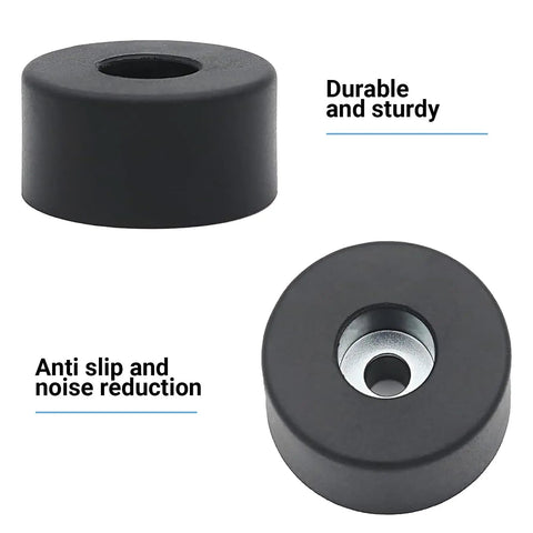 4 Pack Anti Vibration Rubber Feet With Stainless Steel Nuts And Washers For Generators, Air Compressors, Pressure Washers, Speaker Cabinets, Washing Machines And Furniture Heavy Duty Universal Isolation Pads For Quiet, Rock Solid Performance