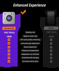 Portable Guitar Audio Interface 24Bit 96kHz USB C Gear With Instrument Gain, comparing features with enhanced sound quality.