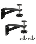 2 Pack Undermount Sink Brackets, Heavy Duty Triangular Mounting Hardware For Basins, Rust Resistant Coating, Rubber Padded Adjustable Knobs, Wobble Free Stable Support For Single Or Double Sinks, with screws