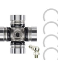 Greaseable Premium Universal Joint For Ford F Series Super Duty 1988 Through 1995 Built Tough Heavy Duty U Joint With Sealed Bearings Easy Install And Long Life For Durable Power Transfer In Trucks, chrome steel U-joint with grease fitting and snap rings