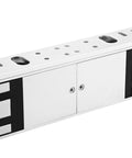 Close-up view of Tough As Nails 1200 Lbs Double Door Electromagnetic Lock with stainless steel housing for access control.