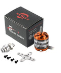 D3542 1450KV brushless multicopter outrunner motor kit, featuring CNC machined aluminum frame and precision balanced rotor.