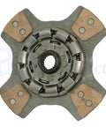 Trans Clutch Disc For International Harvester Tractors 430 480B 480C 580 Series, Heavy Duty Rockford 4-Button Spring Loaded Design