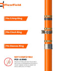 Half Inch PEX B Brass Fittings Set With Drop Ear Elbows Tees And Couplings For Plumbing Includes 5 Brass Elbows And 10 Stainless Cinch Clamps For DIY Ready Easy PEX Installation compatibility with crimp, cinch, sleeves rings