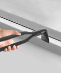 Hand holding 90 degree plier from Three Piece Hand Seamer Set For Sheet Metal, Pro Grade Bending Pliers With Ergonomic Handles