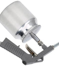 Garage Ready Heavy Duty Pneumatic Spray Gun Pro Grade Air Paint Sprayer with aluminum cup and trigger handle for easy use.
