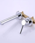 Wall Mount Bathroom Faucet For Sink Modern Chrome Single Handle Brass Valve Built To Last With Solid Brass Construction No Fuss