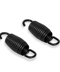 Heavy Duty Recliner Springs 12 Turn Extension Springs 1.9 Inch Furniture Hardware Pack Of Ten, black steel coil springs, close-up view.