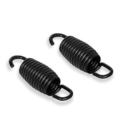 Heavy Duty Recliner Springs 12 Turn Extension Springs 1.9 Inch Furniture Hardware Pack Of Ten, black steel coil springs, close-up view.
