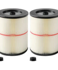 Heavy Duty Replacement Cartridge Vacuum Filter For 9 17816 17816 Compatible Shop Vac Fits 5 6 8 12 16 Gallon And Larger Wet Dry Vacs