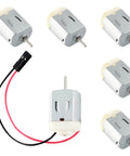 Six Pack 3V DC Micro Motors 27,000 RPM Mini Electric Motors With 10Cm Wire For DIY Projects Model Building Robotics STEM Kits Science Experiments And Learning