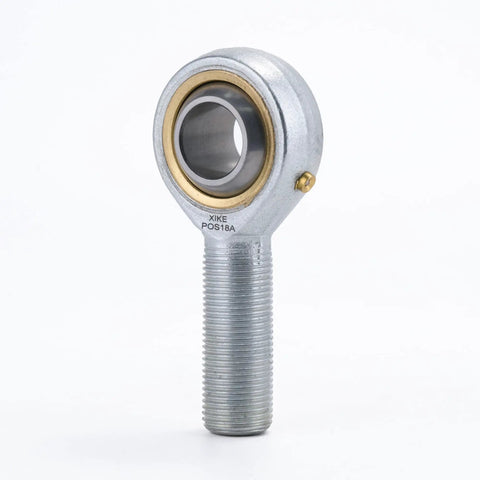 POS18 Rod End Bearing 18mm Bore With Right Hand Male Thread For DIY Projects 3D Printing Hydraulic Cylinders CNC Machines And Heavy Duty Gear Machinery Ideal For Agriculture Garden Tools Motorcycles Trucks And Cars, chrome steel