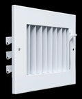Beefy Steel Adjustable Air Register Grille For 14x8 Duct Opening White Sidewall And Ceiling Vent Cover Durable HVAC Grille