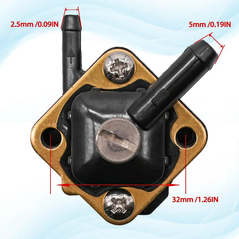 Outboard Fuel Pump 18-7350 For Johnson Evinrude Sierra Mallory Seahorse Engines 6Hp 8Hp 9.9Hp 15Hp 1981 To 1992 Replacement Part