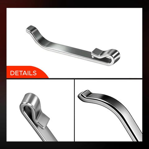 Durable Vintage Toolbox Drawer Retainer Clips For One And Five Eighths Inch Double End Loop Style Replacement Keeper Clips detail