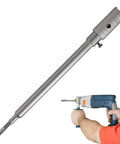 Heavy Duty Hole Saw Kit For Efficient Concrete Drilling With Wear Resistant Carbide Bits Perfect For Plumbing And Masonry Installations To Tackle Tough Construction Sites Smooth Performance Guaranteed, long carbide hole saw on drill