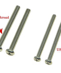 Premium Electric Guitar Humbucker Pickup Height Adjustment Screws And Coiled Springs USA Thread Nickel Plated hardware in metric and imperial.
