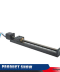 200mm Travel Mini Linear Rail Guide With T6x1 Lead Screw And NEMA11 Stepper Motor For CNC Router X Y Z Linear Stage Actuator Built For Heavy Duty Precision And Smooth Motion For Pro Grade Machining. black mini linear rail with lead screw and motor