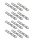 12 Pack Barrel Hinges 12x80mm For Swing Doors Gates And Windows Carbon Steel Build Detachable Pin Welding Mount