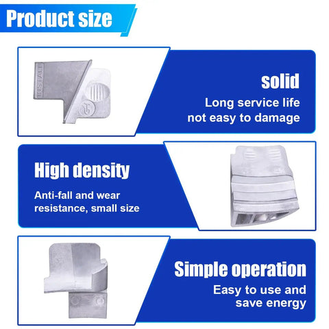 2 Piece Metal Stretch Belt Mate Kit solid high-density metal tools for timing belts and universal serpentine belts