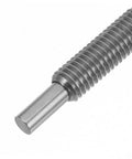 Tough Retractable Plunger Pin With Spring Return Knurled Handle Stainless Steel Indexing Safety Latch For Toolboxes and Furniture close-up view.