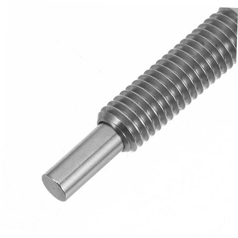 Tough Retractable Plunger Pin With Spring Return Knurled Handle Stainless Steel Indexing Safety Latch For Toolboxes and Furniture close-up view.