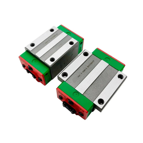 Solid High Precision Linear Guide Rail Kit QGH15CA Block Match HGR15 Smooth 420mm Rail For CNC Machinist DIY Project Low Friction Motion Perfect Build, two linear guide blocks