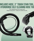 Flexible Replacement Hose With Three Inch Tough Stain Brush And Self Cleaning Tool For Little Green And Spot Clean Carpet