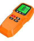 Wall Stud Finder Scanner LCD Display Electric Portable in orange with digital display and buttons for easy use.