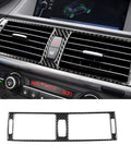 Dope Carbon Fiber Console Trim Kit With GPS Navigation And Air Vent Frame Cover For BMW X5 E70 2008 2013 And X6 E71 2009 2014