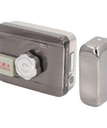 No Stress Keyless Door Deadbolt With Beast Mode Electronic Smart Lock Core in brushed stainless steel finish.