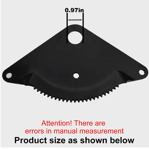 Steering Gear Rebuild Kit With Hardware For Craftsman AYP Poulan Weedeater Lawn Mowers Includes Sector Gear Plate