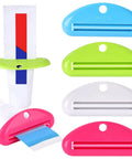 4 Pack Toothpaste Squeezer Tubes Clips Assorted Colors Easy Mess Free Paste Holder for Bathroom and Home Use Fits Most Tubes Under 2.54"