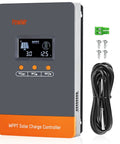 High Capacity 100 Amp MPPT Solar Charge Controller With LCD Display Auto 12 24 48V Supports Up To 12 Regulators In Parallel