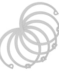 Internal Snap Ring Kit With 5 C Shaped Stainless Steel Retaining Rings For Pins And Shafts Easy Install Durable 304 Stainless Steel