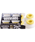 Hardcore 4 Pack Medium Skateboard Bushings White And Yellow For Flexible Trucks Durable Dope Upgrade To Keep Your Skating Setup Smooth