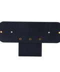 Front view of anti theft video doorbell mount bracket for home and office, durable plastic and steel, tough as nails door mount.