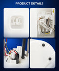 FG1044 Electric Fuel Pump Module Assembly details for Honda Civic 2006-2011, connectors and inner components.