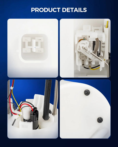 FG1044 Electric Fuel Pump Module Assembly details for Honda Civic 2006-2011, connectors and inner components.