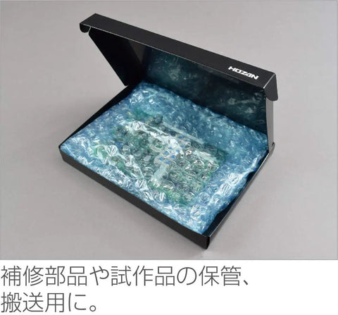 ESD Protective Case For Static Sensitive Boards And Electronics Parts Built Tough With Conductive Material Assembly Case With 3 Layer ESD Foam Safe Portable Storage And Transport For Mounting Boards And Sensitive Components, open case with blue foam
