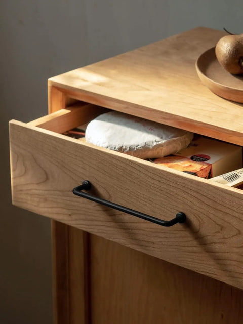 Black Cabinet Bar Pulls 6.3 Inch Center 10 Pack Classic Modern Matte Drawer Handles for kitchen dresser in use