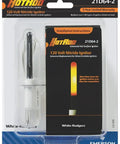 Close-up of Universal Surface Ignitor 21D64-5PK packaging for gas furnaces with visible ignitor and instructions.