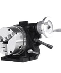 Heavy Duty Rock Solid Indexing Head Rotary Table For Vertical And Horizontal Milling Machines With 360 Degree Precision Graduated Turret and handle.